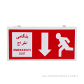 Luz de señal de salida de emergencia de 3W